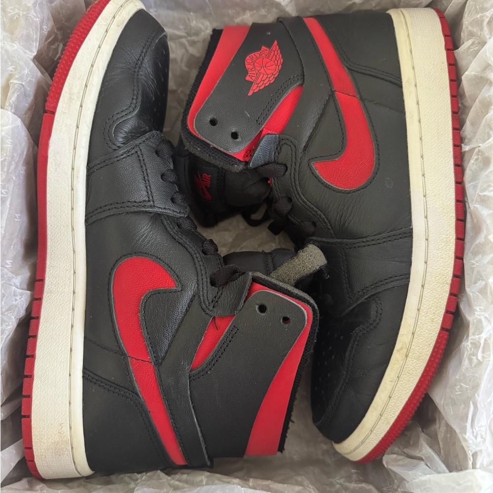 VEUC Nike Air Jordan 1 Zoom CMFT Womens BRED Black 2021